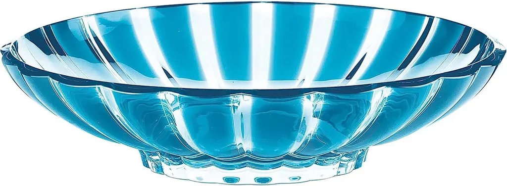 Saladier Turquoise Dolce Vita 30cm - Coupe à Fruits Incassable et Design