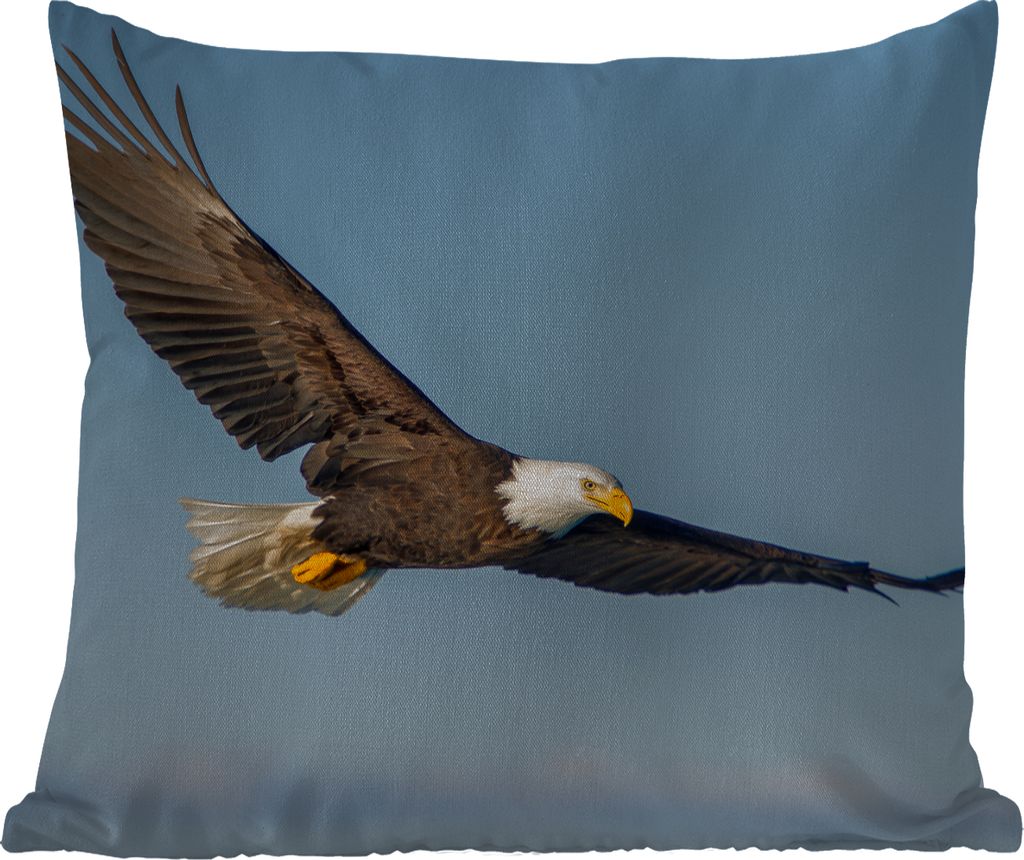 MuchoWow Outdoor Kissen - Vogel - Adler - Raubvögel - 45x45 cm - Wetterfest - Lounge Kissen - Fotokissen - Dekoratives Kissen