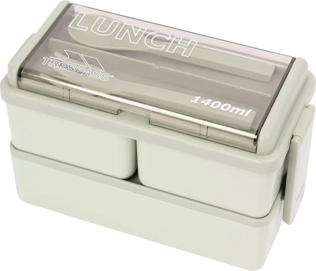 Portapranzo Outdoor Trespass TP6584 Verde - 1.4L Heavy Duty Bento