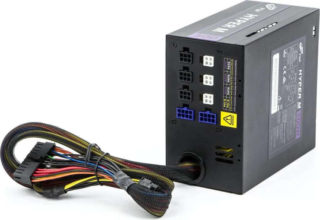Alimentation 500W Fortron HYPER M 500 idéale pour PC Gamer et Bureautique