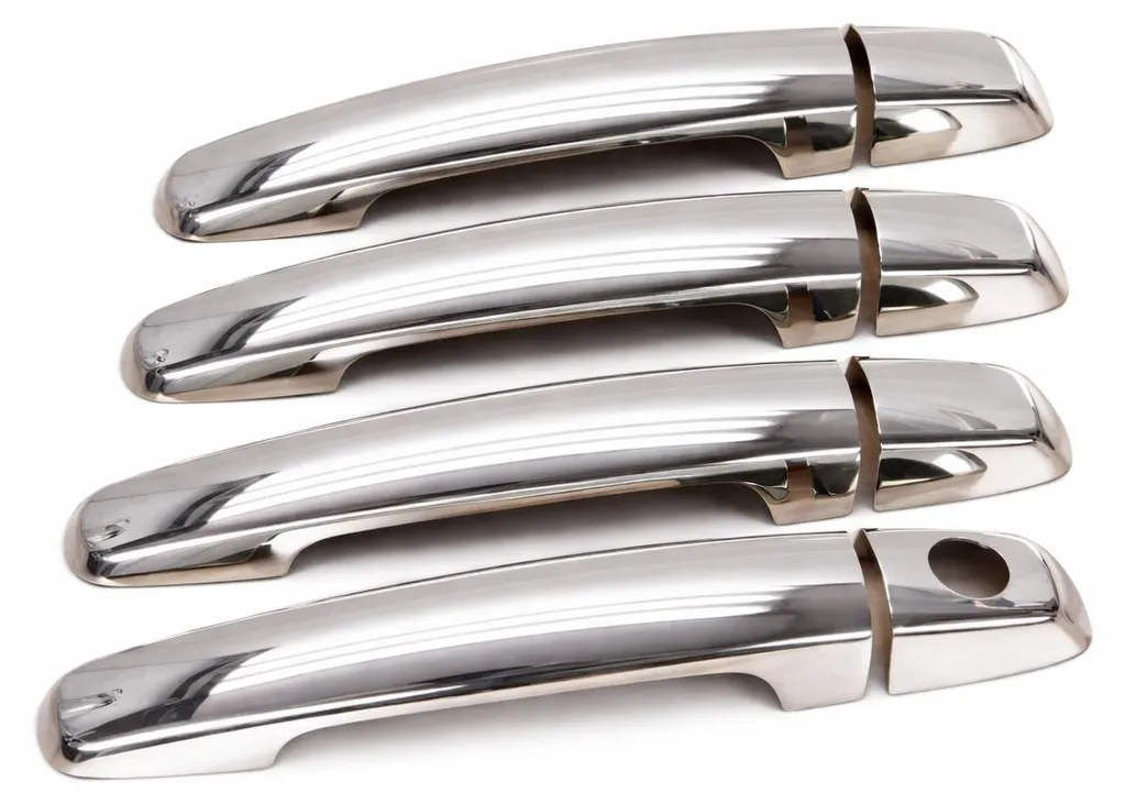 Rénover vos poignées de porte Fiat Sedici 2006-2014 - Set Chrome en Inox