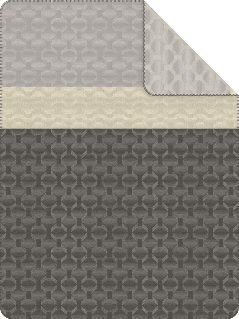 IBENA Wohndecke BUGATTI BL 150x200 cm bunt Decke Kuscheldecke