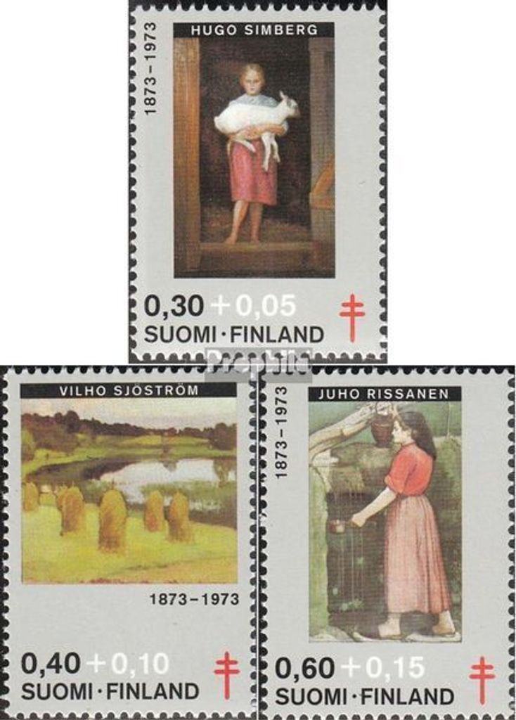 Briefmarken Finnland 1973 Mi 730-732 (kompl.Ausg.) Produktbild 