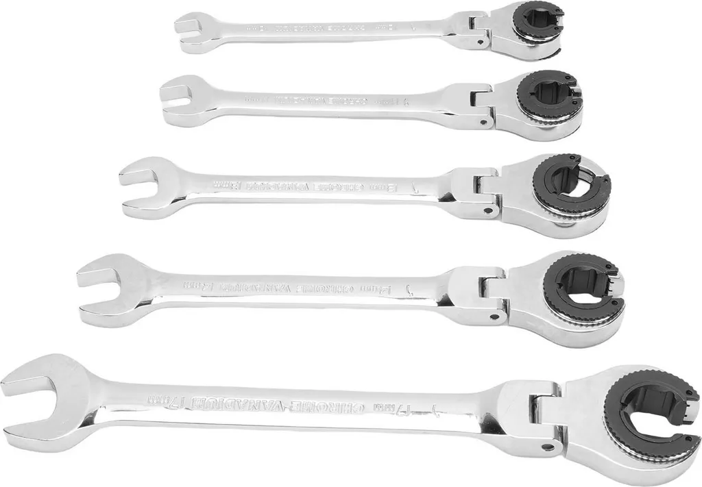 Clés à cliquet articulées pour écrous de frein grippés 10-17 mm