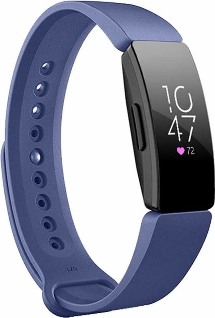 Strap-it Fitbit Inspire (HR) / Inspire 2 Silikon Armband (Blau) - Große: M/L
