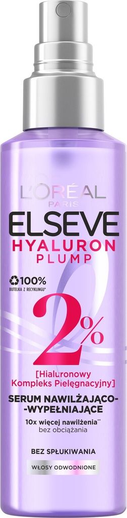 L'Oreal Elseve Hyaluron Plump Serum for Dehydrated Hair 150ml