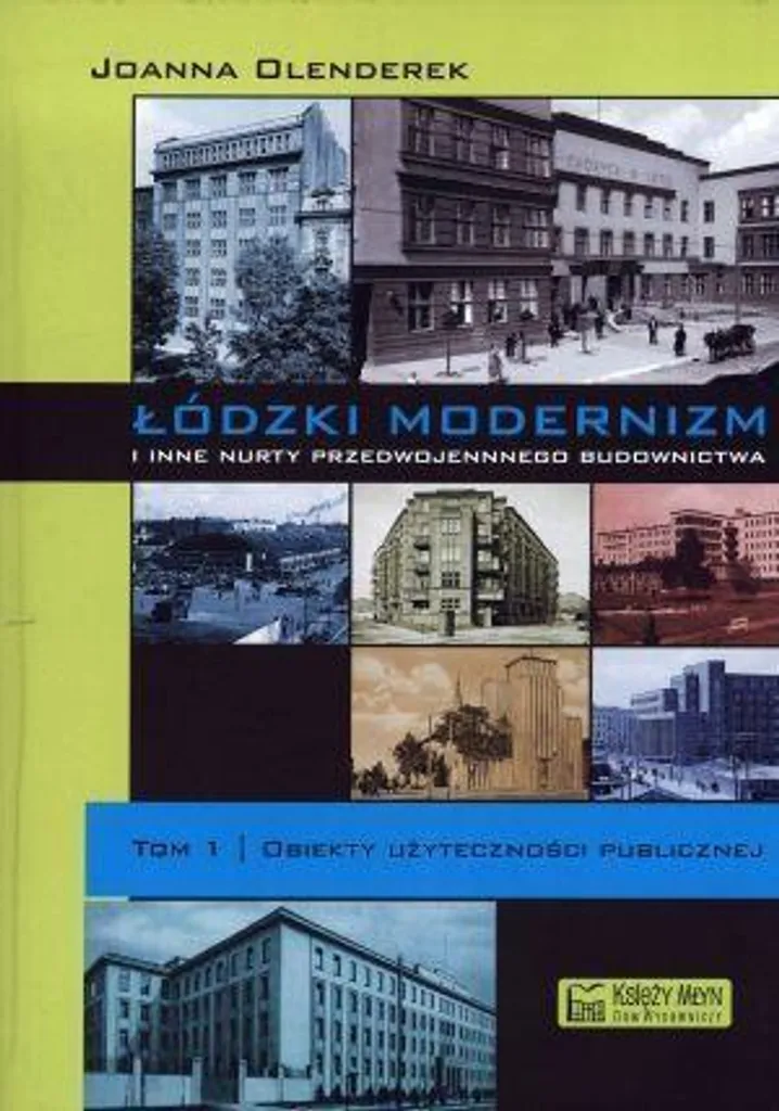 Livre d'art Łódź modernisme Vol. 1 édition reliée avec photos d'art