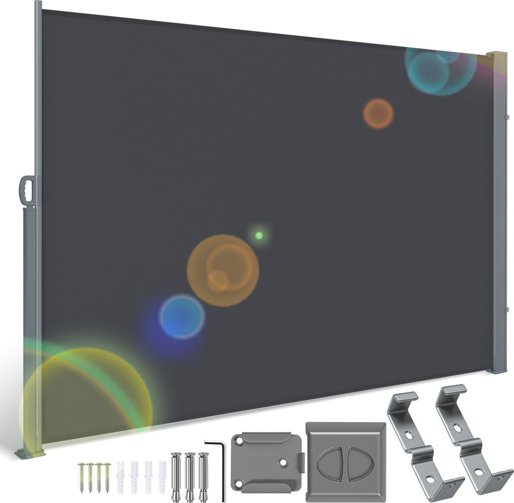 Izrielar Seitenmarkise 300 x 140 cm Ausziehbar Windschutz, Produktbild 
