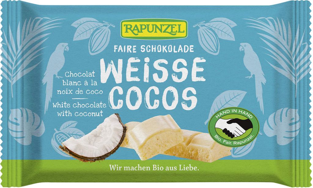Rapunzel Weisse Schokolade Cocos 100g