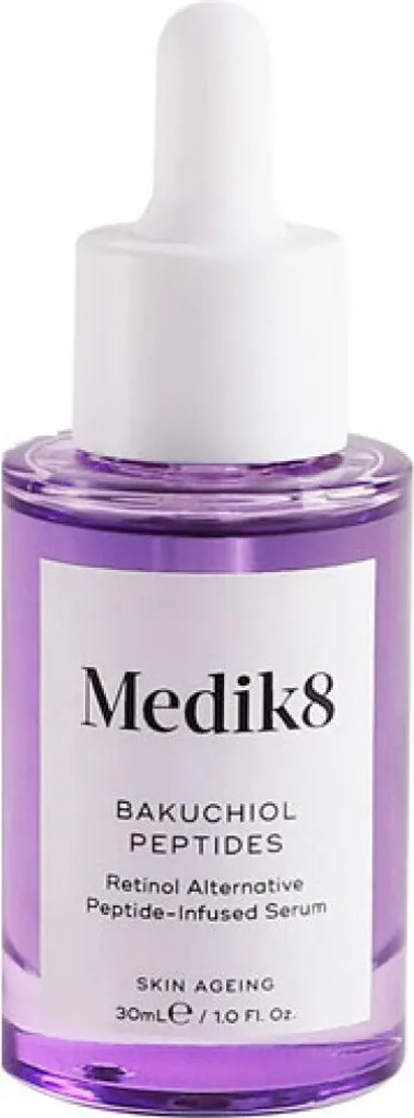 Medik8 Bakuchiol Peptides 30ml - Soin Anti-Âge Végétal aux Lipopeptides