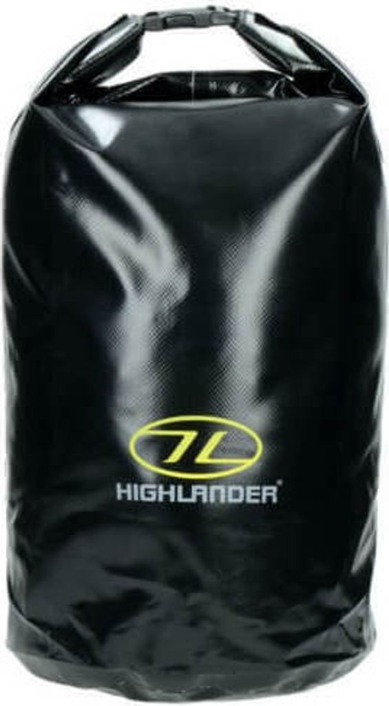 Highlander wasserdichte Tasche Trockentasche Tri-Laminat PVC 16 Liter-Schwarz