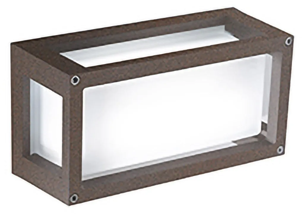 Applique LED IP54 Anti-Corrosion Corten 10W : Éclairage Extérieur Durable