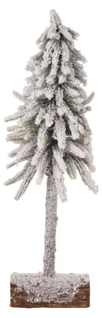 Petit Sapin de Noël pour table ou bureau - Effet neige H45cm Ø15cm