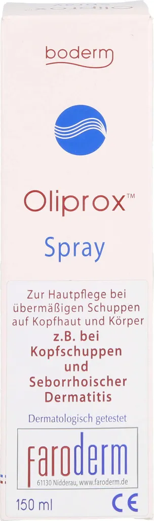 Oliprox Spray contre dermatite séborrhéique : stop aux pellicules