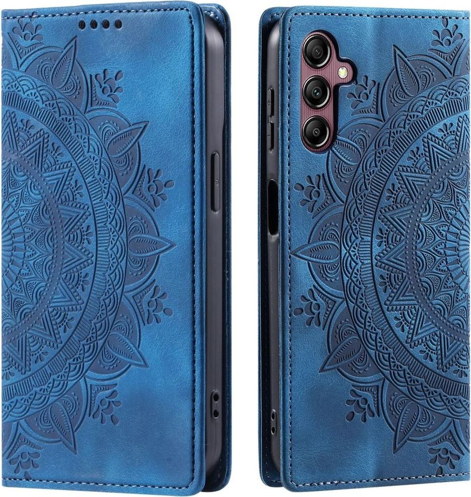 Hülle für Samsung Galaxy S24+ Handyhülle Flip Case Cover Tasche Etui Mandala