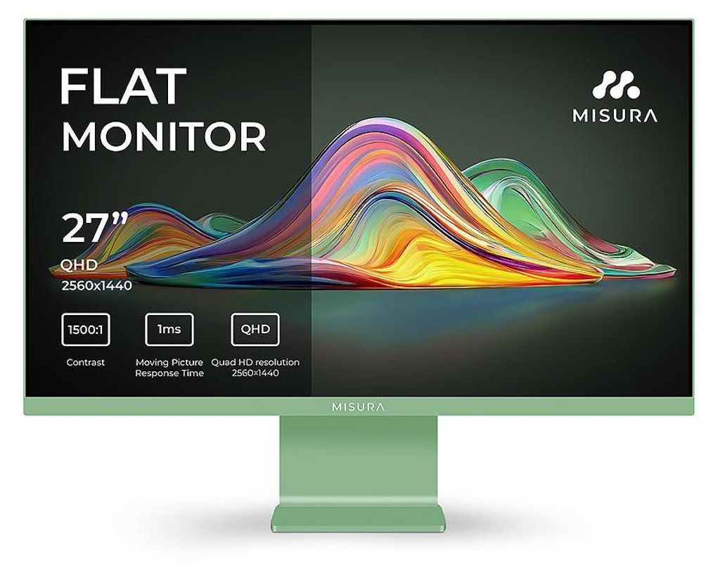 27" barevný IPS monitor 120 Hz - MISURA VIVA Pistachio Obrázek produktu 