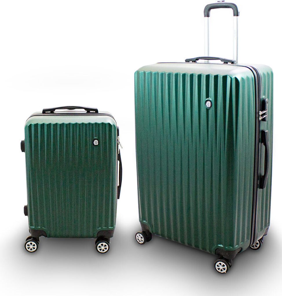 Barut Reisekofferset General 2-teilig M + XL Grün MS-17287
