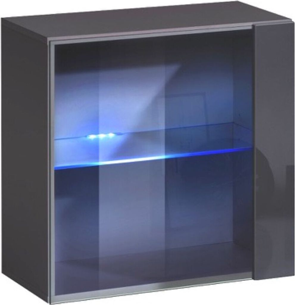 Hänge-Vitrine RIONATA 8 – graphit