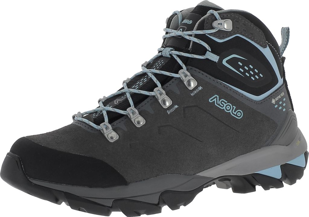 Asolo Acadia Mid LTH GTX Bunion ML Wanderschuhe Graphite/Sky Blue EU 36 2/3