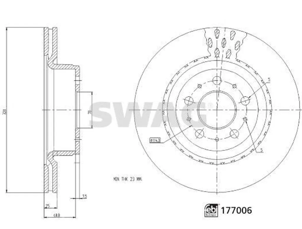 Éliminez les Vibrations : Disques de Frein Avant 320mm Tesla Model 3
