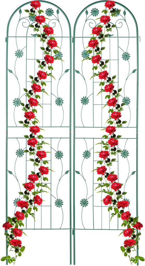 relaxdays Rankgitter im 2er Set 200 cm