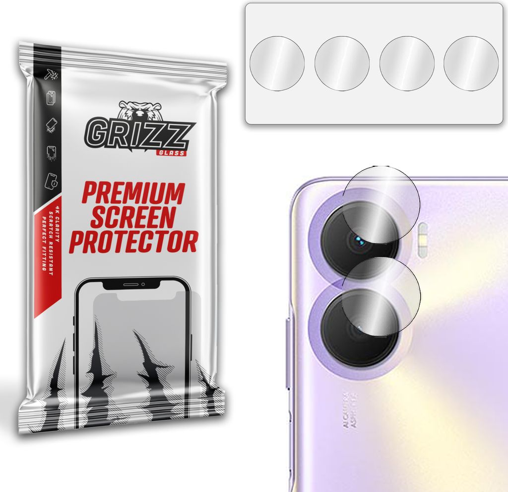 Glas für die Kamera GrizzGlass HybridGlass für Honor Play 40 Plus