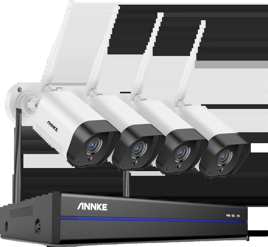 Sécurisez votre maison avec ce kit NVR WiFi 8CH écran 10 et 4 caméras