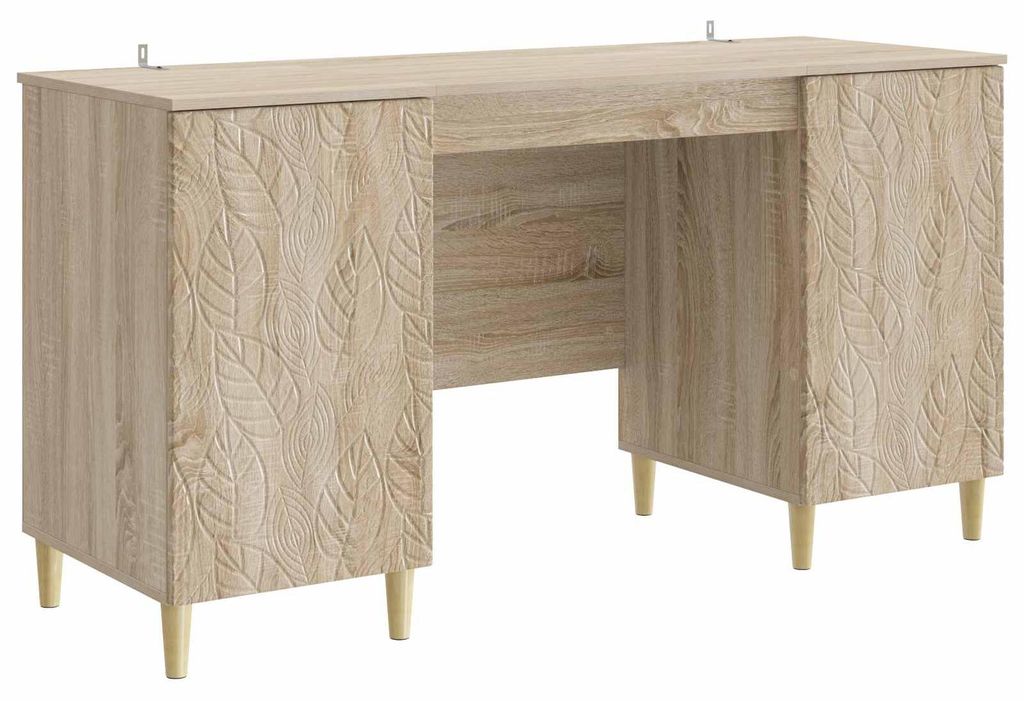 Schreibtisch Sonoma-Eiche Holzwerkstoff 142,5 x 50 x 75 cm