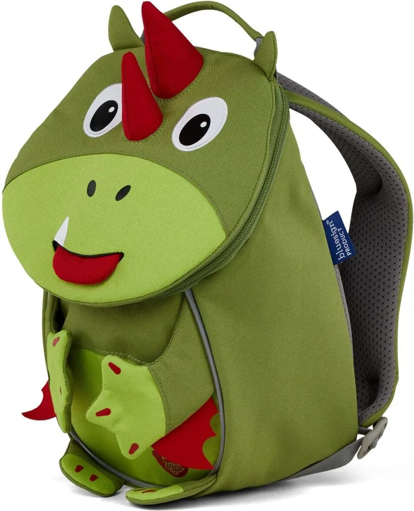 Sac à dos maternelle Affenzahn Petit ami Dragon vert pour petit enfant