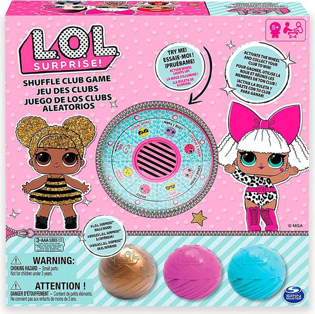Spinmaster Games L.o.l Surprise Shuffle Club Kartenspiel One Size