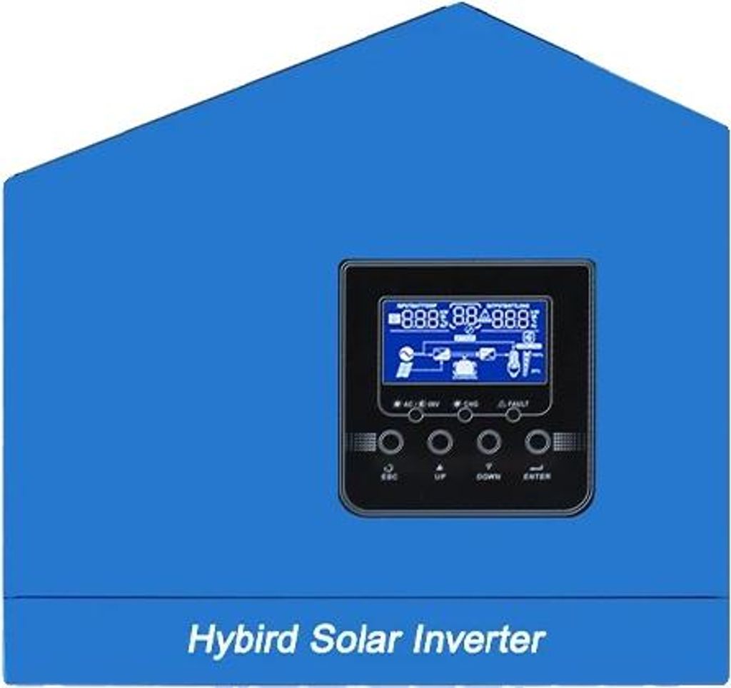 Hybrid-Solarwechselrichter, reine Sinuswellen-Ausgabe, benutzerkonfigurierbare Einstellungen, SMH II 3.2KW wifi