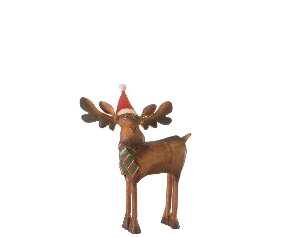 Décoration de Noël Chapeau en Fer Elan J-Line - Ornement de Table Unique