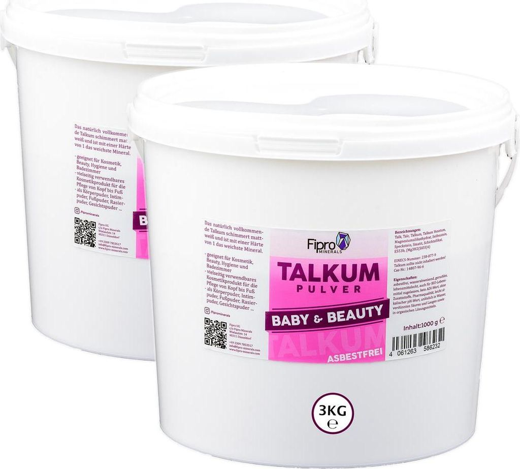 TALKUM fein & rein Talkumpuder-Talkumpulver TALKUMPUDER Produktbild 