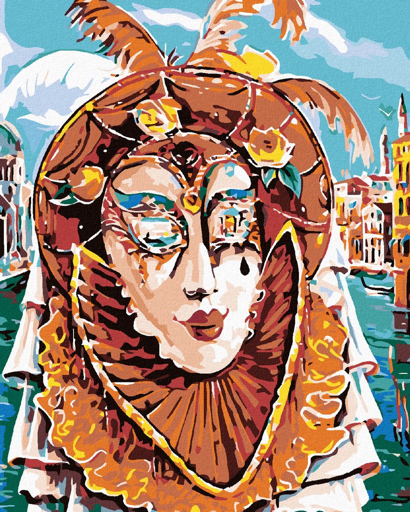Zuty - Malen nach Zahlen - KARNEVAL IN RIO, 40x50 cm, ohne Keilrahmen