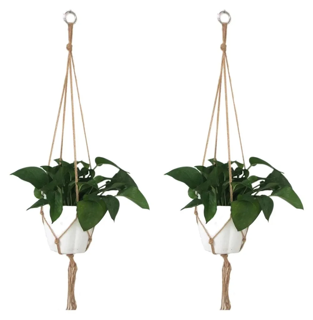 Suspension Plante Macramé 122cm : Gagnez de la Place et Protégez vos Pots
