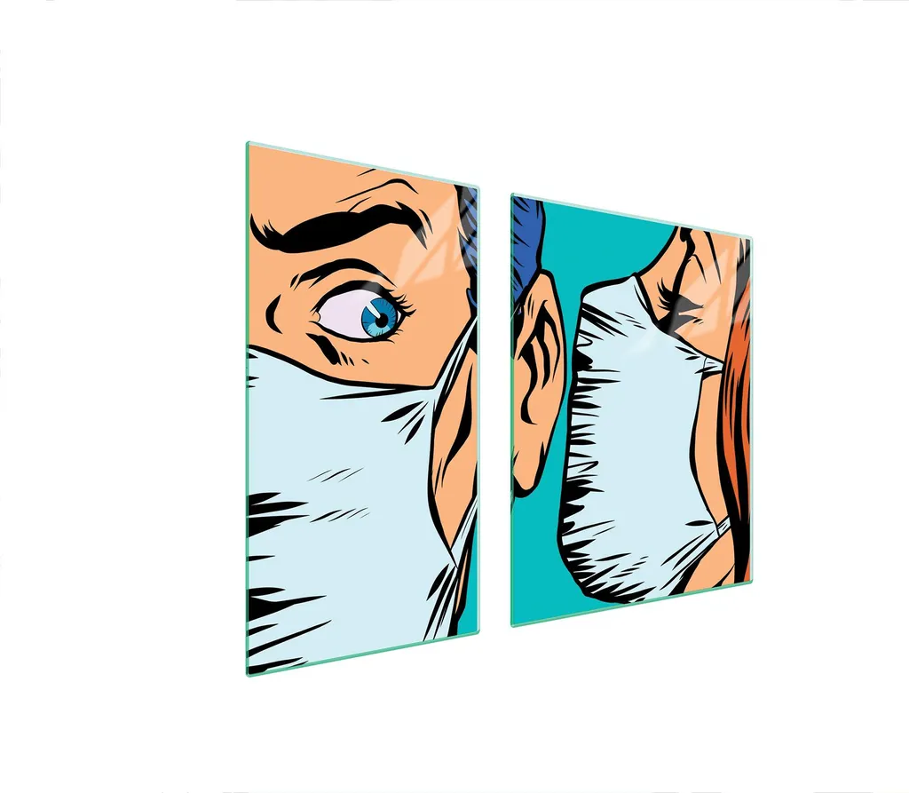 Piastre copri fornelli 2 pezzi 90x52 ceramica copri piano cottura vetro tagliere donna uomo