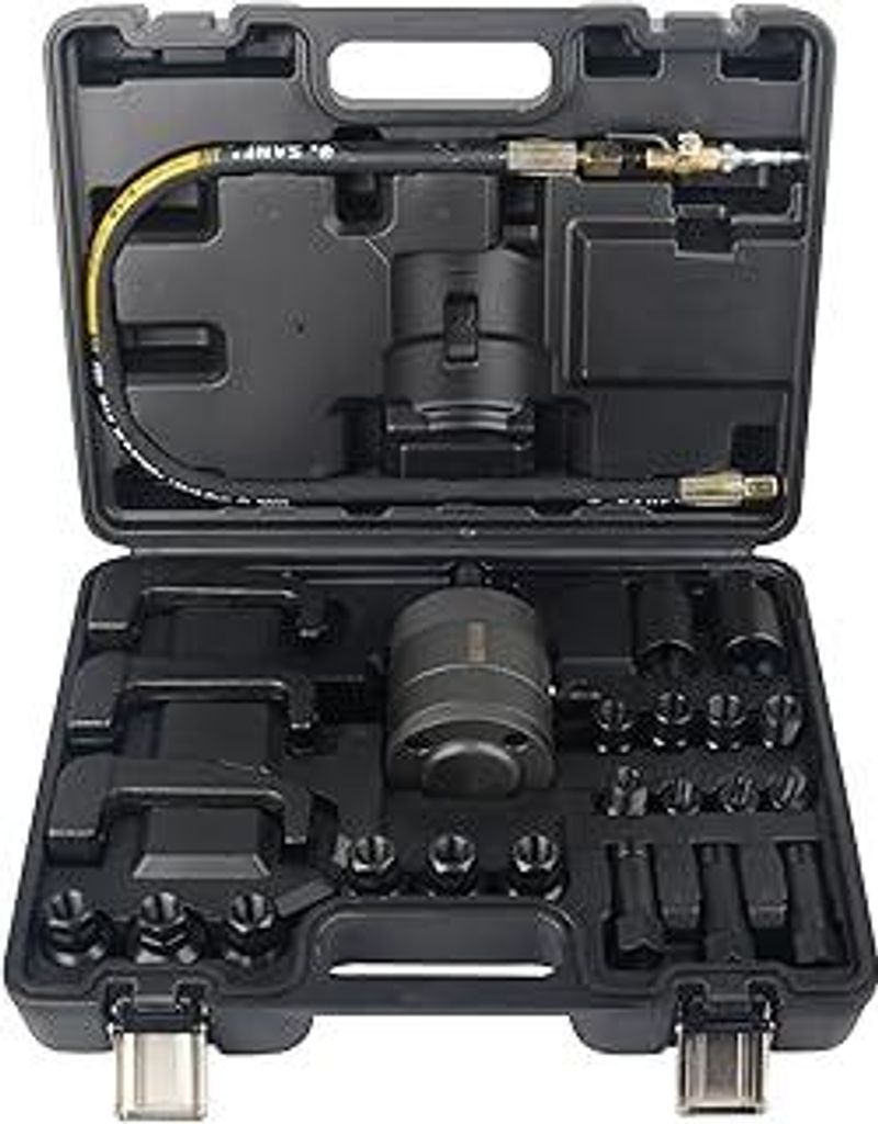 DAYUAN 24 TLG. Pneumatischer Einspritzdüsenabzieher Diesel Injektoren Abzieher Injektoren Common Rail CDI Werkzeug Set