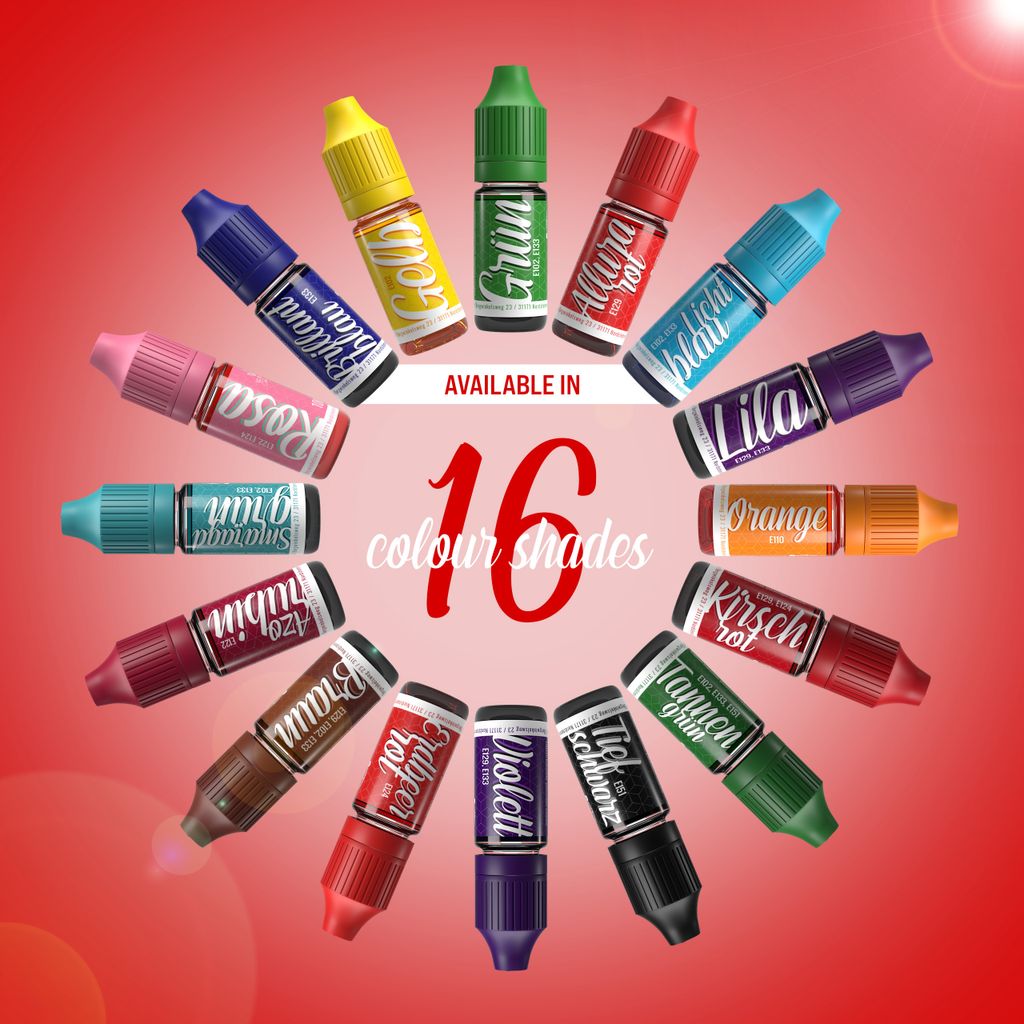 Belissia  Sada potravinářských barev 15x10ml extrémně Obrázek produktu 8