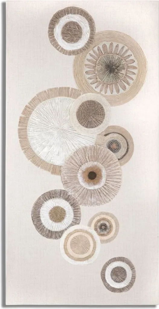 Pannello Decorativo Circly Mauro Ferretti 50x3,2x100 | Design Crema