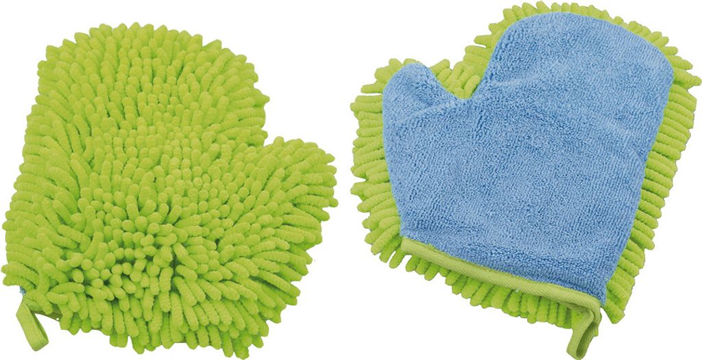 Premium Reinigungshandschuh Mikrofaser doppelseitig Produktbild 
