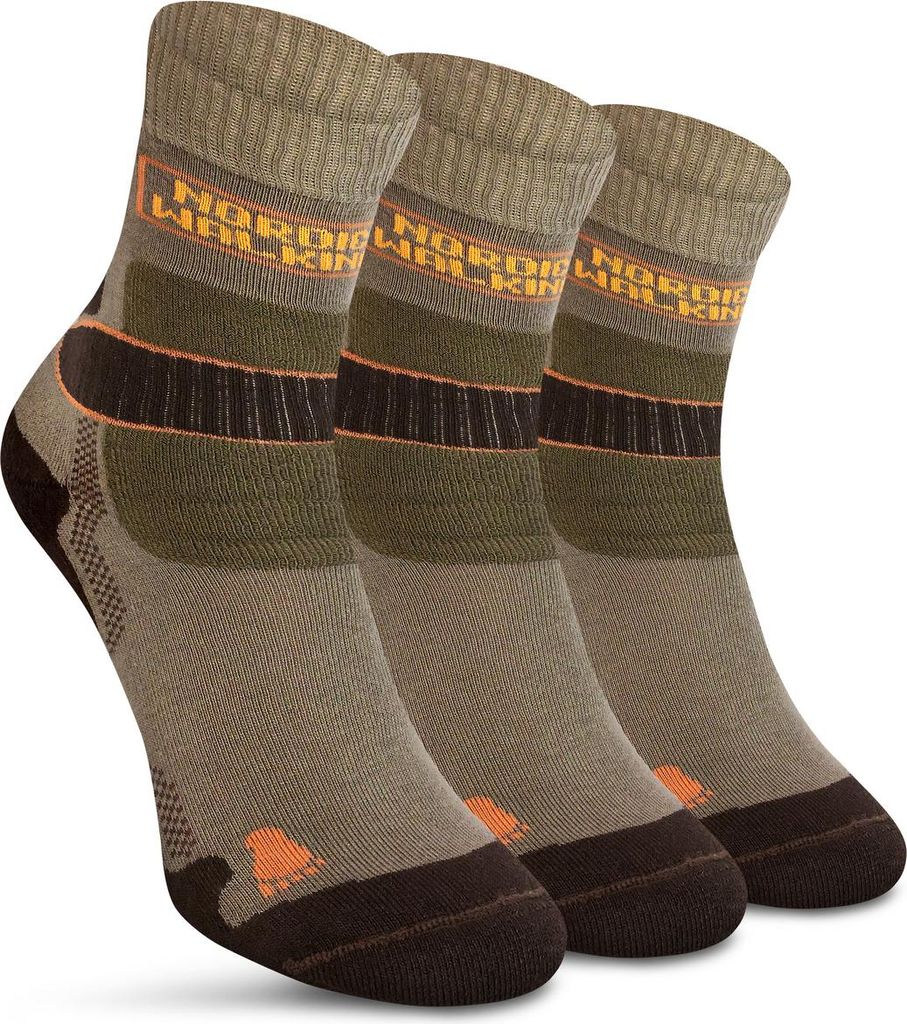 Sesto Senso Extreme Socks – Nordic Walking Sportsocken 3/4 Höhe | Gepolsterte Damen Herren Sportsocken mit Verstärkungen & Knöchelstütze | At...