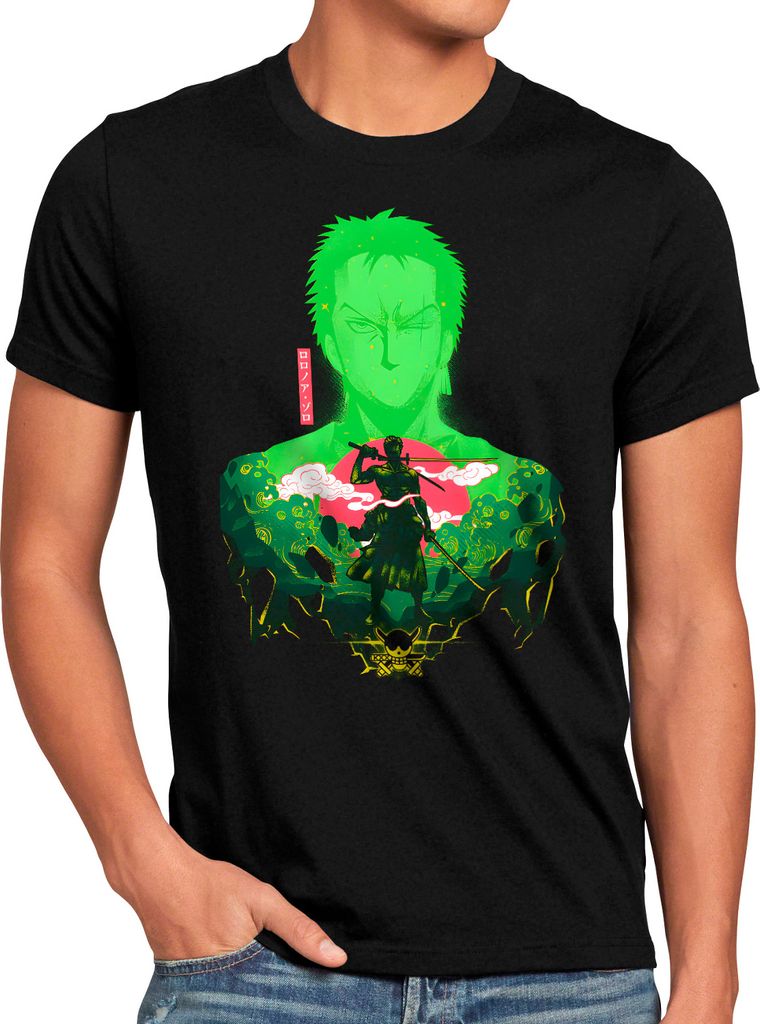 style3 Sword Expert Herren T-Shirt anime manga luffy cosplay