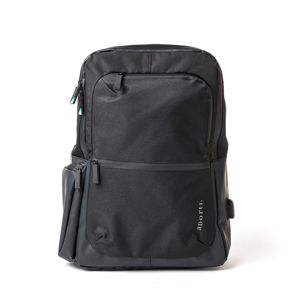 aporti Metro Urbaner Laptoprucksack Schwarz