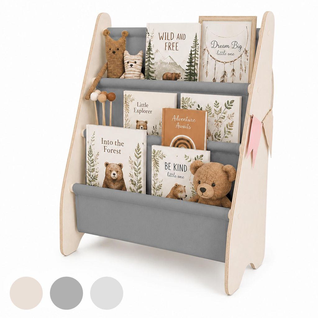 MAMOI® Bücherregal für kinder, Bücherkiste für Produktbild 