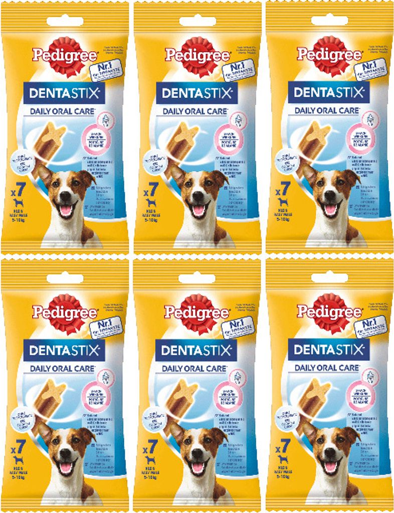 PEDIGREE DENTASTIX Daily Oral Care Beutel Klein 5-10kg 6 x 7 Stück