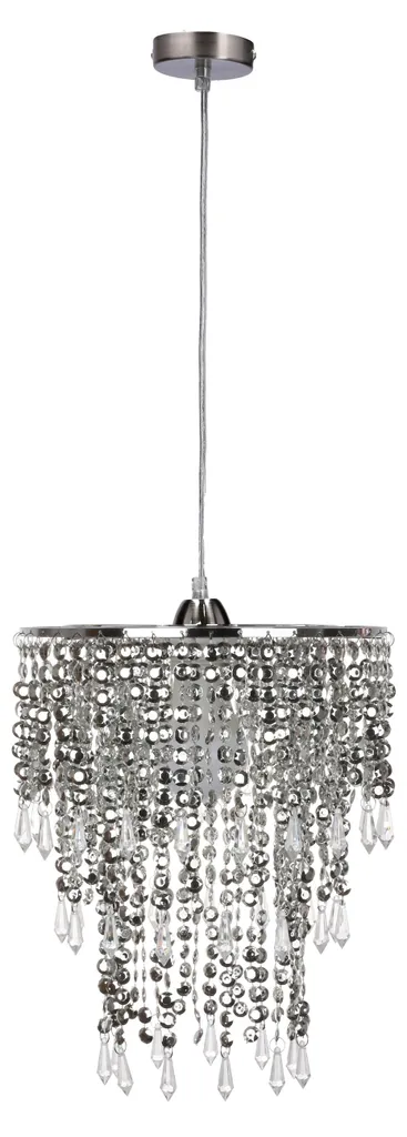 Lustre suspendu RINA chromé - Suspension E27 60W style classique chic