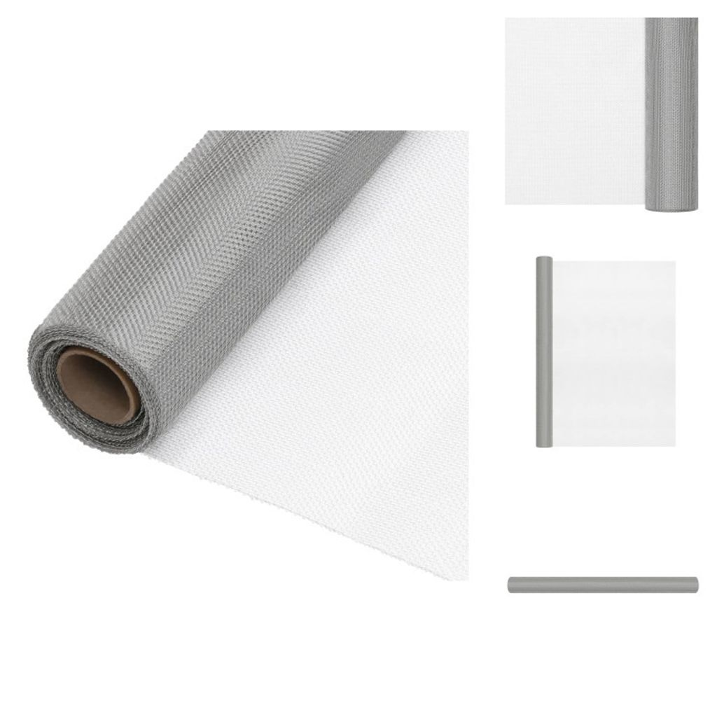 vidaXL Moskitiera ze stali nierdzewnej 112x500 cm srebrna - Zdjęcie produktu 