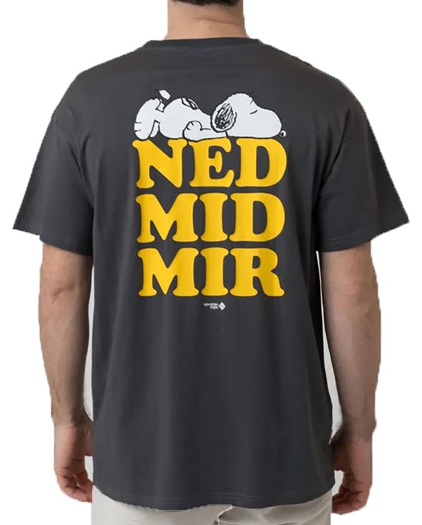 Bavarian Caps T-Shirt , Peanuts Ned mit mir Grau, M Produktbild 