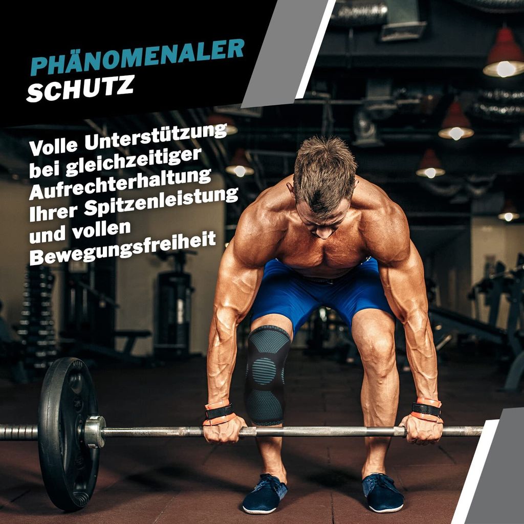 POWERLIX Kniebandage für Damen/Männer, Kompression Produktbild 2