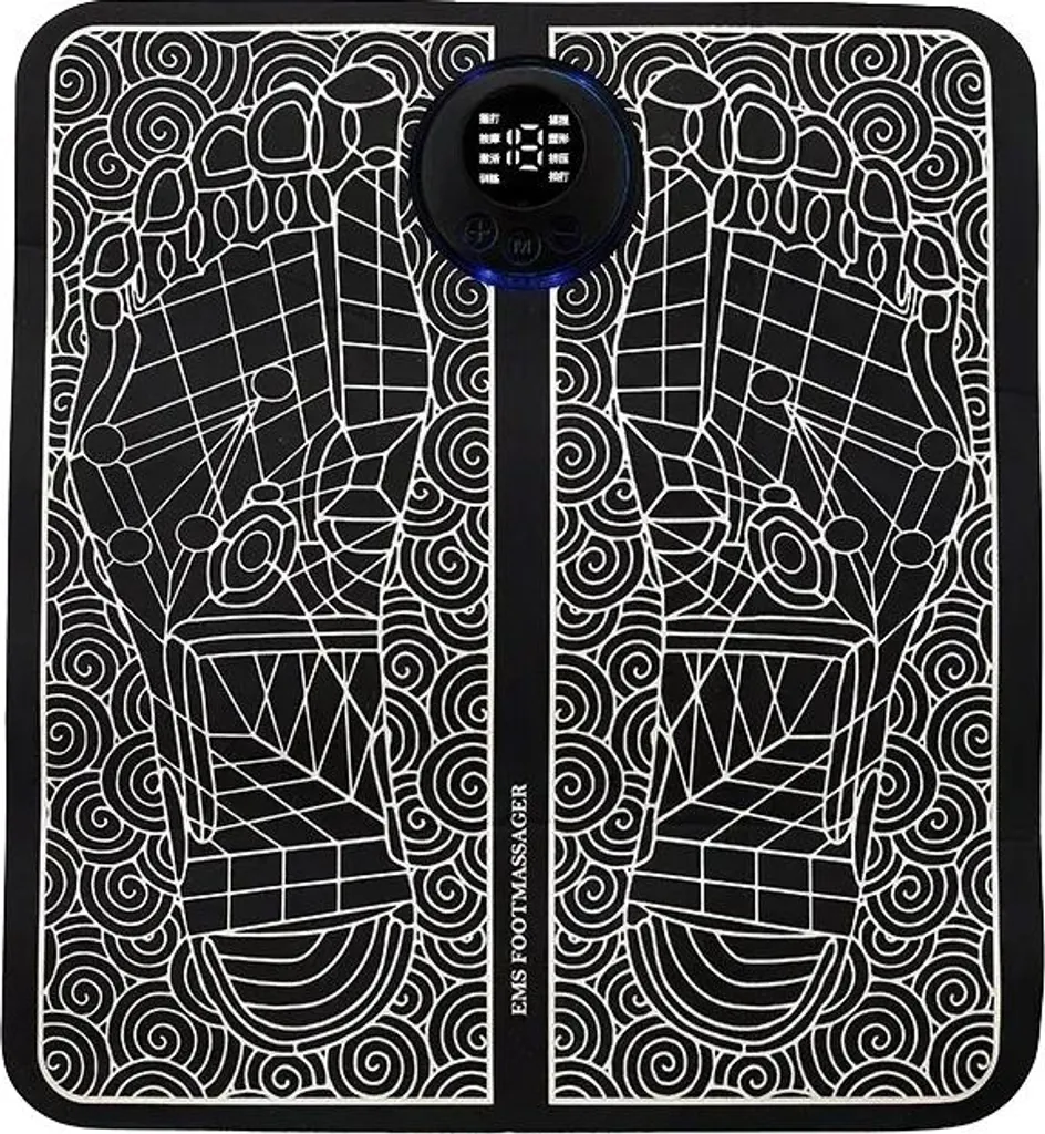 Masseur pieds relaxant pour jambes lourdes : pad USB acupression et soin
